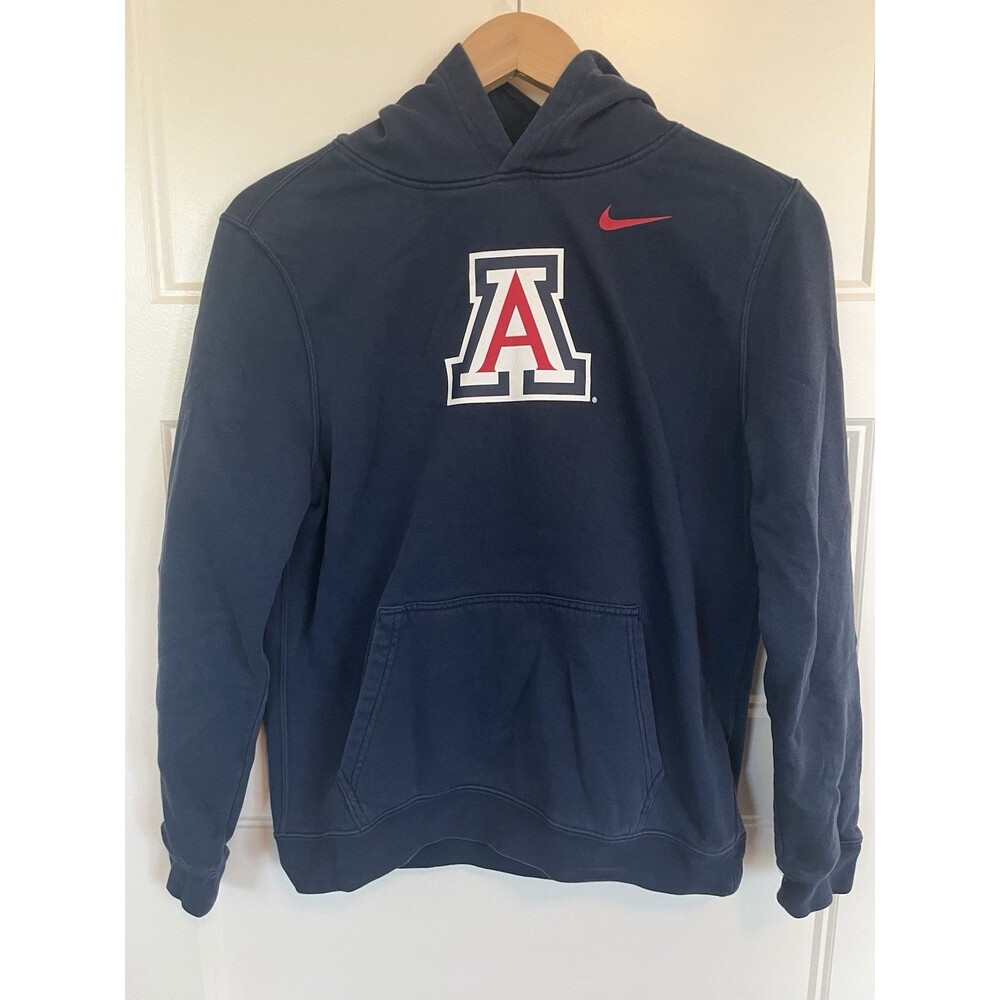 Nike Arizona Wildcats Pullover Hoodie Sweatshirt Navy Blue XL Logo University